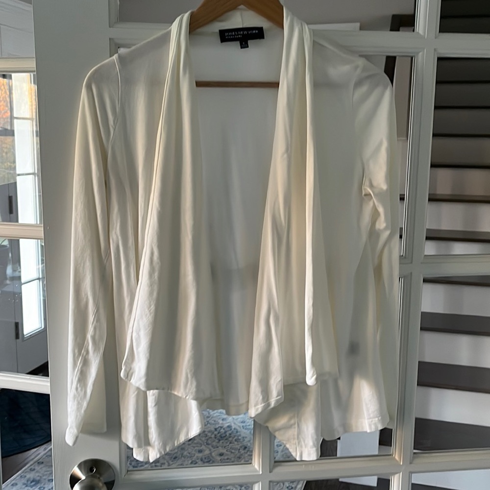 Jones New York Signature open front cardigan S